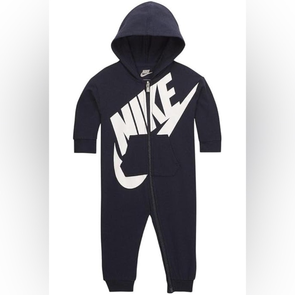 Nike baby boy hooded jumpsuit 3/6 months